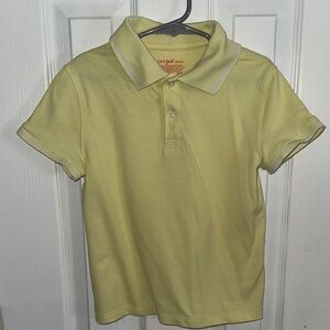 Cat & Jack Light Yellow Kids Polo Shirt